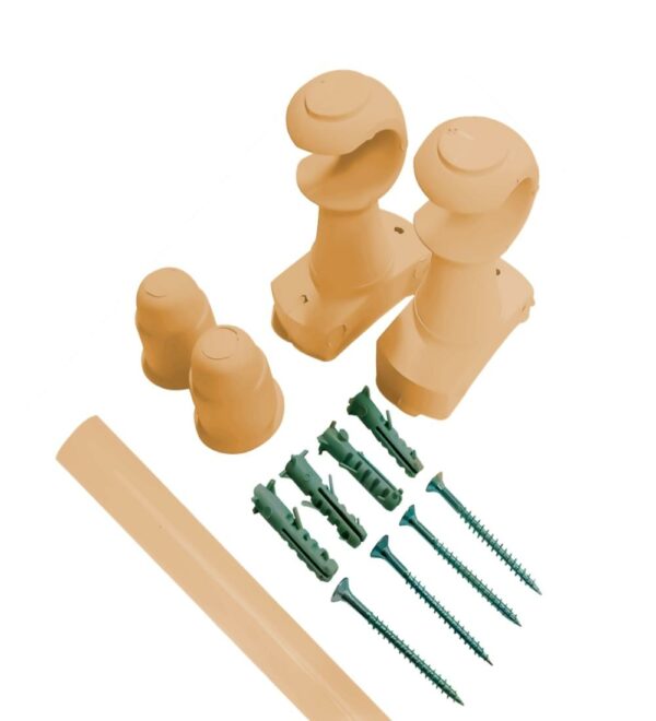 REPUESTO SOPORTE 19 MM KIT CORTINA MARFIL JMF